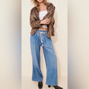Free People Dakota Cinched pull on Jeans $148